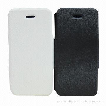 PU Leather Mice Texture Pattern Phone Cases for iPhone 5, OEM and ODM Orders Welcomed